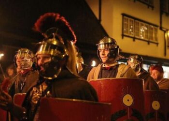 La ciudad que todavía celebra las Saturnales, fiesta romana de hace más de dos mil años que antecedió a la Navidad