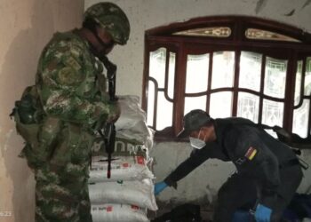 Incautan más de una toneladas de clorhidrato de cocaína en Colombia