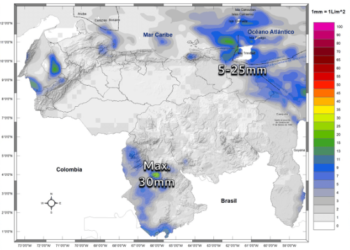 Inameh prevé bajas probabilidades de lluvia en Venezuela este #11Dic