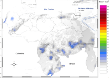 Inameh prevé nubosidad y lluvias en algunas zonas de Venezuela este #29Dic
