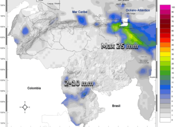 Inameh prevé pocas probabilidades de lluvias en Venezuela este #4Dic