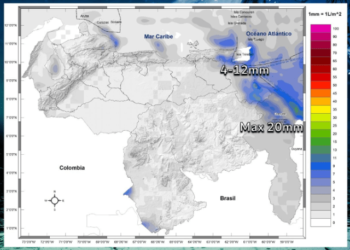 El estado del tiempo en Venezuela este #5Dic, según Inameh