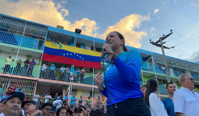 María Corina Machado: Maduro está en la posición más débil de su historia (Video)