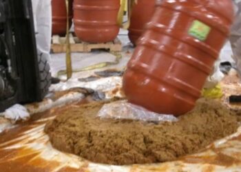 Hallazgo picante en California: Ocultaron enorme cantidad de cocaína y metanfetaminas en pasta de jalapeño