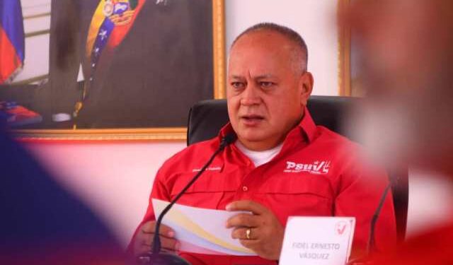 La respuesta de Diosdado Cabello a la embajada de EEUU en Venezuela