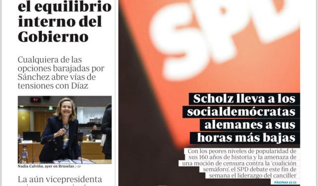 Portadas de la prensa internacional de este sábado 9 de diciembre de 2023