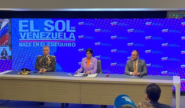 Delcy Rodríguez sobre el fallo de CIJ este #1Dic: los venezolanos iremos a votar el #3Dic