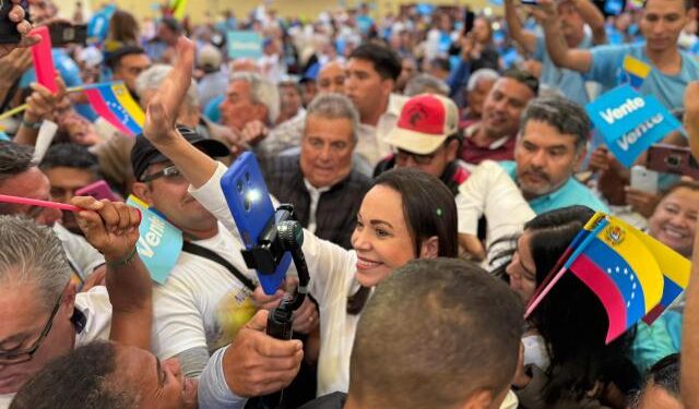 María Corina Machado pidió a los venezolanos confianza y foco para las presidenciales de 2024