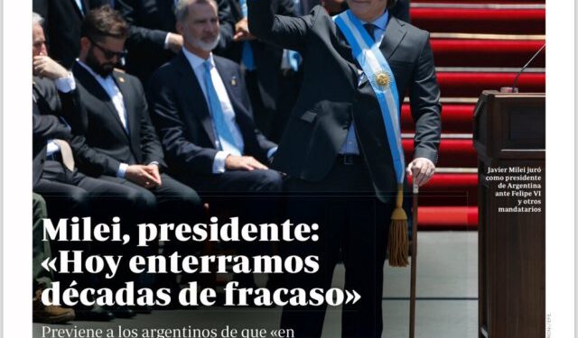 Portadas de la prensa internacional de este lunes 11 de diciembre de 2023
