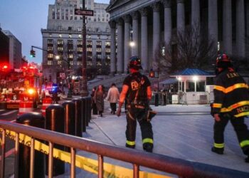 Desataron un incendio en corte de Nueva York que lleva el juicio de Trump y reportaron 17 heridos