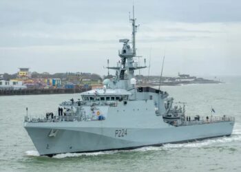 EN FOTOS: Así es el HMS Trent, el buque de guerra del Reino Unido que ancló en aguas de Guyana