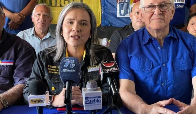 Táchira es el gran estacionamiento de Venezuela por las largas colas para abastecer gasolina, denuncia Karim Vera