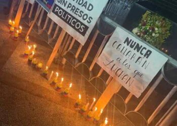 En Mérida realizaron vigilia por una “Navidad sin presos políticos”