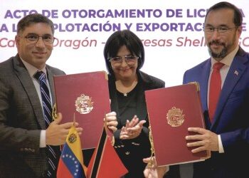 PDVSA otorgó licencia a NGC Trinidad y Tobago y Shell para la exploración y explotación de gas en el campo Dragón