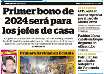 Portadas de este martes 26 de diciembre de 2023