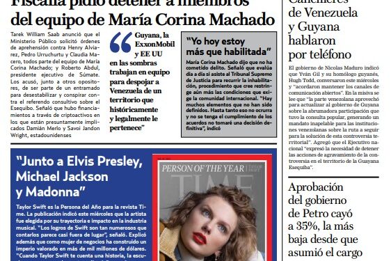 Portadas de este jueves 7 de diciembre de 2023