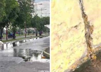 Cientos de litros de aguas blancas se pierden en dos puntos del casco central de Barinas