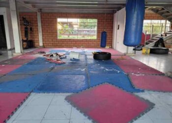 Vandalizan gimnasio de taekwondo en Apure pese a que cerca tiene un módulo policial (FOTOS)