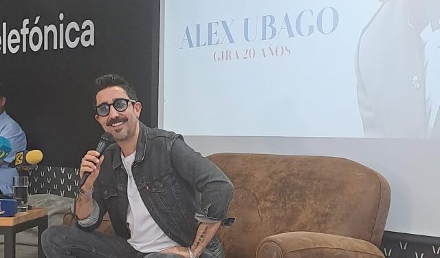 Alex Ubago promete a los venezolanos un viaje al tiempo para recordar 20 años de carrera