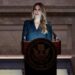 Melania Trump participó de un evento del gobierno de EEUU y una omisión en su discurso llamó la atención