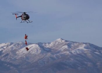 ¿Renos voladores de Santa?, ciervos son transportados por aire en Utah por este motivo (VIDEO)
