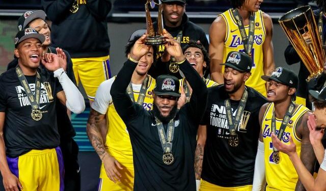 Lakers conquistan su primera NBA In-Season Tournament con LeBron y Davis imparables