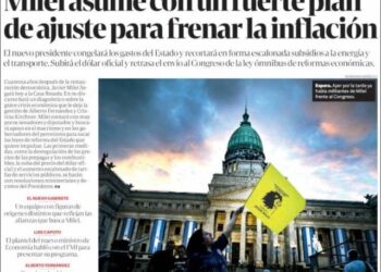 Así reseñó la prensa argentina la asunción de Javier Milei a la presidencia del país (Portadas)