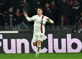 Luka Jovic rescató agónico empate para el Milan ante Salernitana