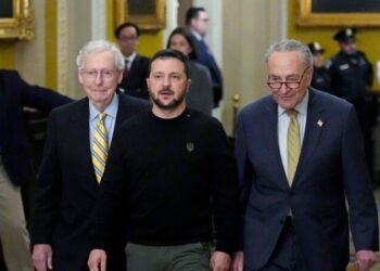 Zelenskyy inicia en el Congreso de EEUU su petición de nuevos fondos para Ucrania