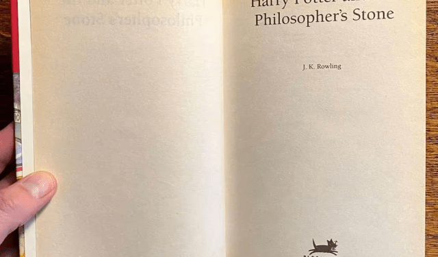 Una edición original de Harry Potter fue subastada por más de 69 mil dólares