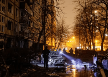 Putin volvió a atacar objetivos civiles de Kiev con misiles hipersónicos