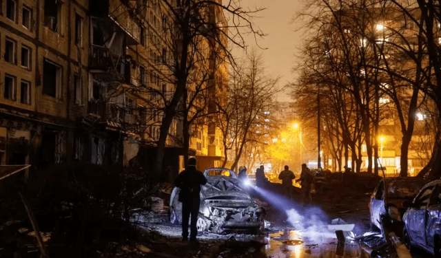 Putin volvió a atacar objetivos civiles de Kiev con misiles hipersónicos