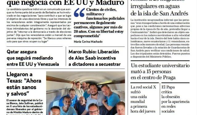 Portadas de este viernes 22 de diciembre de 2023