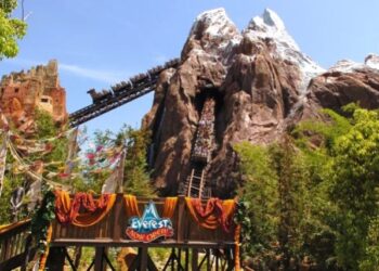 EN VIDEO: Varias personas quedaron atrapadas durante 30 minutos en la montaña rusa más alta de Disney World