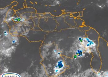 Inameh prevé nubosidad y lluvia en algunos estados de Venezuela este #20Dic