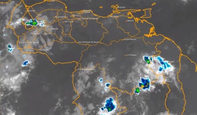 Inameh prevé nubosidad y lluvia en algunos estados de Venezuela este #20Dic