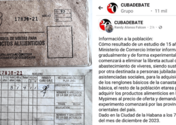¿El régimen de Cuba anuncia el fin de la libreta de racionamiento?