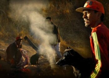 ¡Triste despedida! Migrante venezolano entrega a su perrita en México para poder cruzar a EEUU (VIDEO)