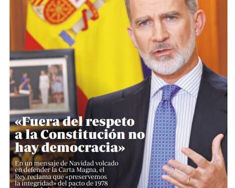 Portadas de la prensa internacional de este lunes 25 de diciembre de 2023