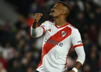 “F*ck you”: El polémico gesto de Salomón Rondón un día antes de irse de River Plate