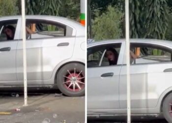 ¡Ay, caramba! Pareja fue captada pegándole al “brinca, brinca” dentro de un carro en Colombia (VIDEO)