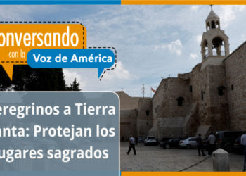 Los peregrinos católicos latinoamericanos oran por la paz en el Cercano Oriente para no perder los sitios santos que visitan