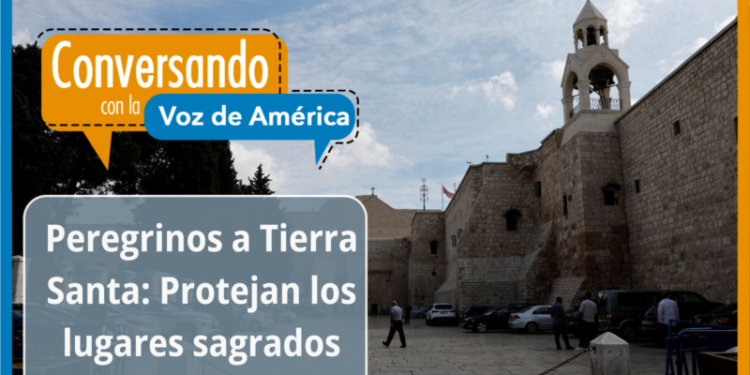 Los peregrinos católicos latinoamericanos oran por la paz en el Cercano Oriente para no perder los sitios santos que visitan