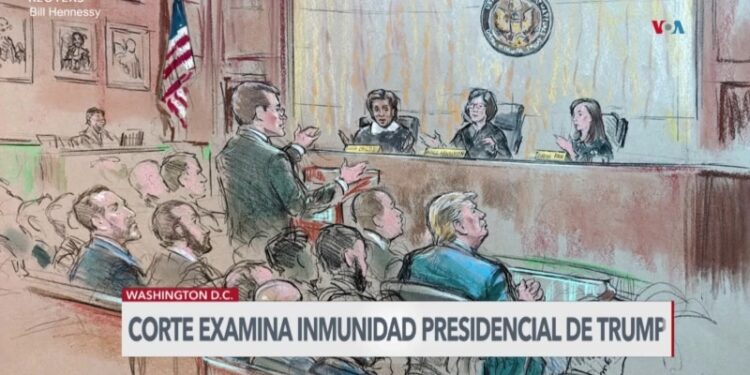 Corte de apelaciones muestra escepticismo frente a reclamos de inmunidad de Trump