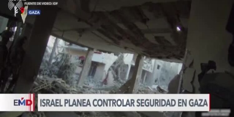 Israel planea controlar seguridad en Gaza cuando acabe la guerra