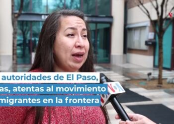 Las autoridades de El Paso, Texas, atentas al movimiento de migrantes en la frontera