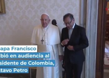 El papa Francisco recibió en audiencia al presidente de Colombia, Gustavo Petro