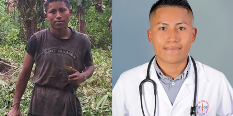 La historia de superación de “Ricky” Pineda, un médico indígena nicaragüense