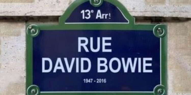 Bowie tiene calle propia en París