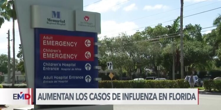 Advierten sobre incremento de contagios de influenza en Florida